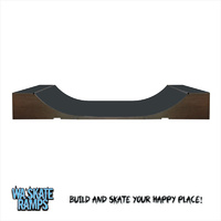 Extreme Outdoor 2 ft high x 12 ft wide Mini Ramp / Half Pipe Skate Ramp 