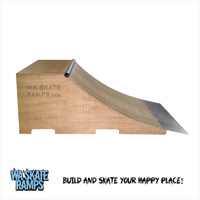 Quarter Pipe Skate Ramp 2 Ft High X 4 Ft Wide