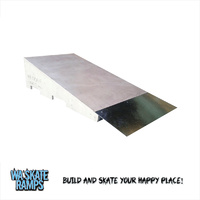 Wedge Ramp 2 ft Wide Skateboard Jump Ramp