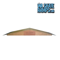 2 x Wedge Ramps Skate Jump Ramps 2 ft Wide