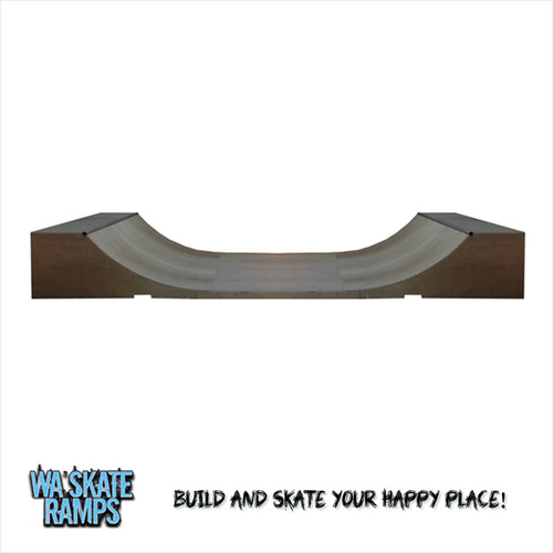 Indoor 2 ft high x 4 ft wide Mini Ramp / Half Pipe Skate Ramp