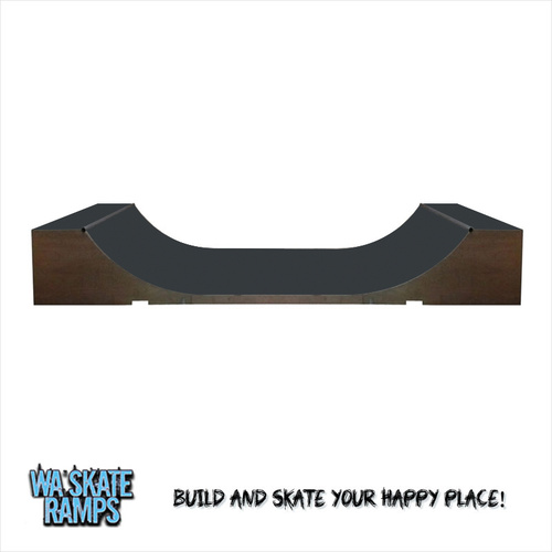 Extreme Outdoor 3 ft high x 12 ft wide Mini Ramp / Half Pipe Skate Ramp