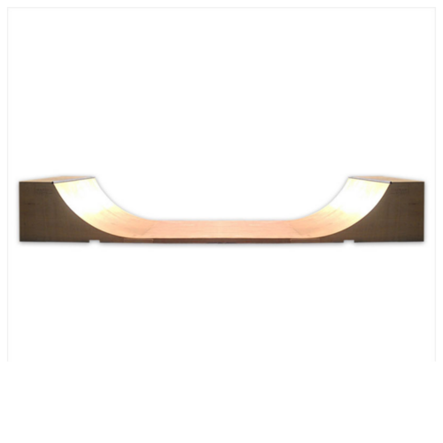 Standard Outdoor 4 ft high x 8 ft wide Mini Ramp / Half Pipe Skate Ramp